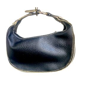Elegant Black Leather Bag mini